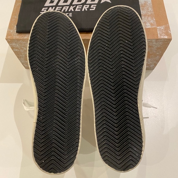 Golden Goose Hi Mid Star Sneaker White sz 38 NIB - Picture 10 of 11